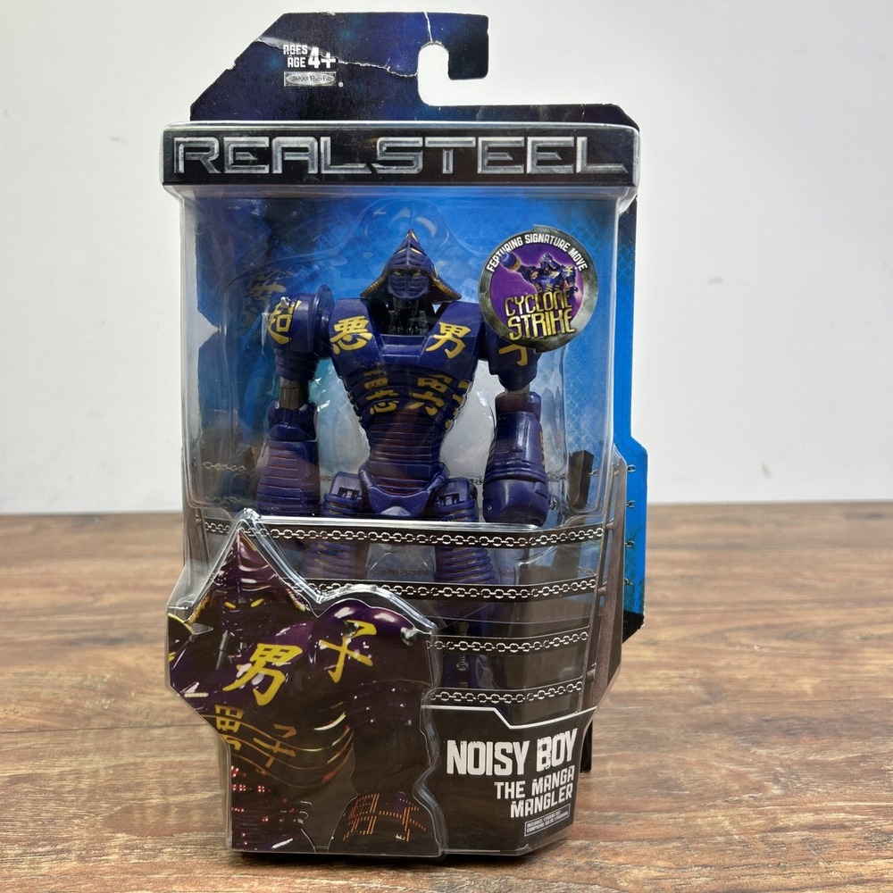 2011 Jakks Pacific Real Steel Noisy Boy Manga Mangler  Figure 7" NEW Sealed